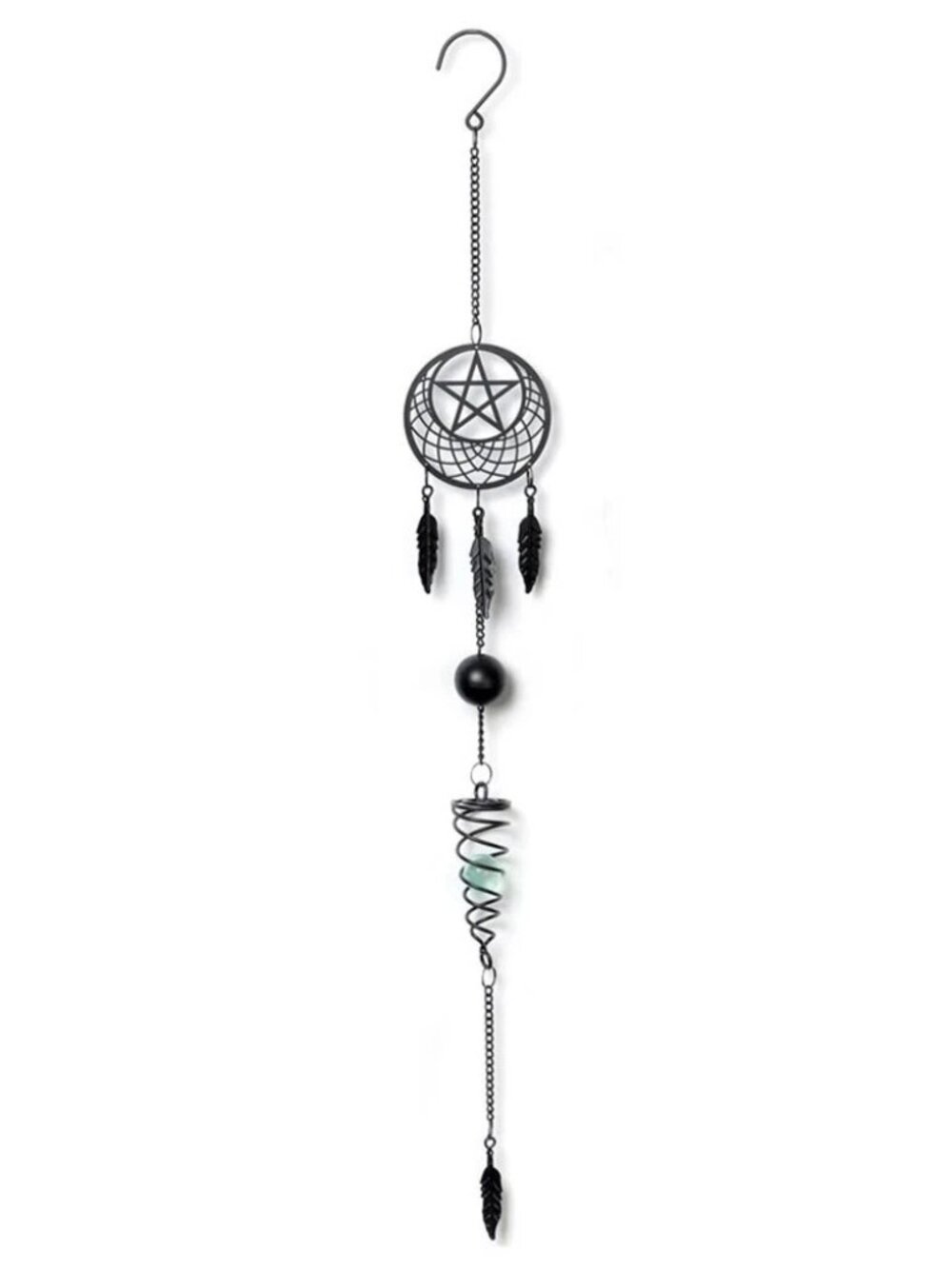 NEW Pentagram Dream Catcher Hanging Decoration / Wind Spiral by Alchemy England